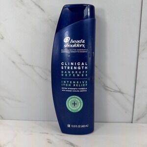 Head&Shoulders✨Clinical Strength✨Dandruff Defense Shampoo✨Intensive‎ Itch Relief